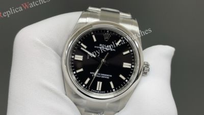 Rolex Oyster Perpetual 3230 Automatic Movement  White Steel Strap Black 36-41mm Watch